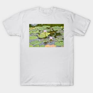 White Lotus Flowers T-Shirt